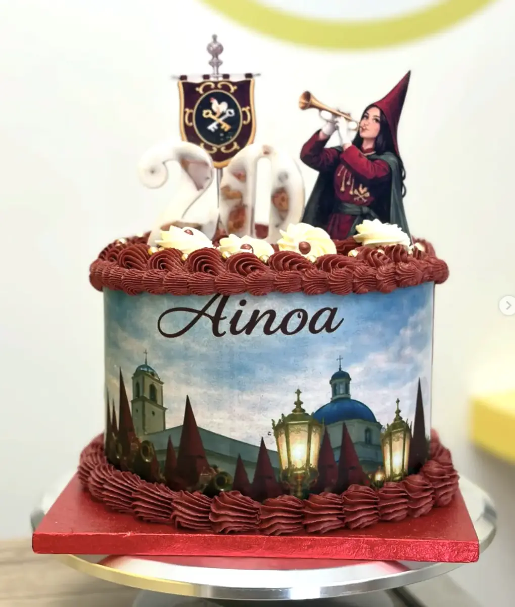 Tarta personalizada Semana Santa artesanal Pinoso
