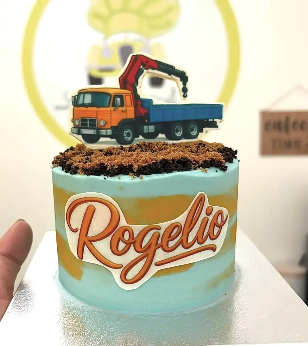 Tarta personalizada mini camión artesanal Pinoso