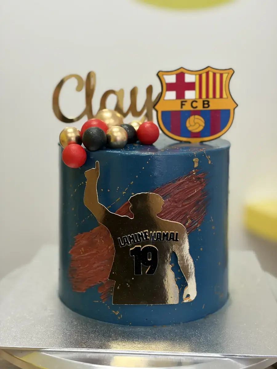 Tarta personalizada FCB Lamine Yamal Pinoso